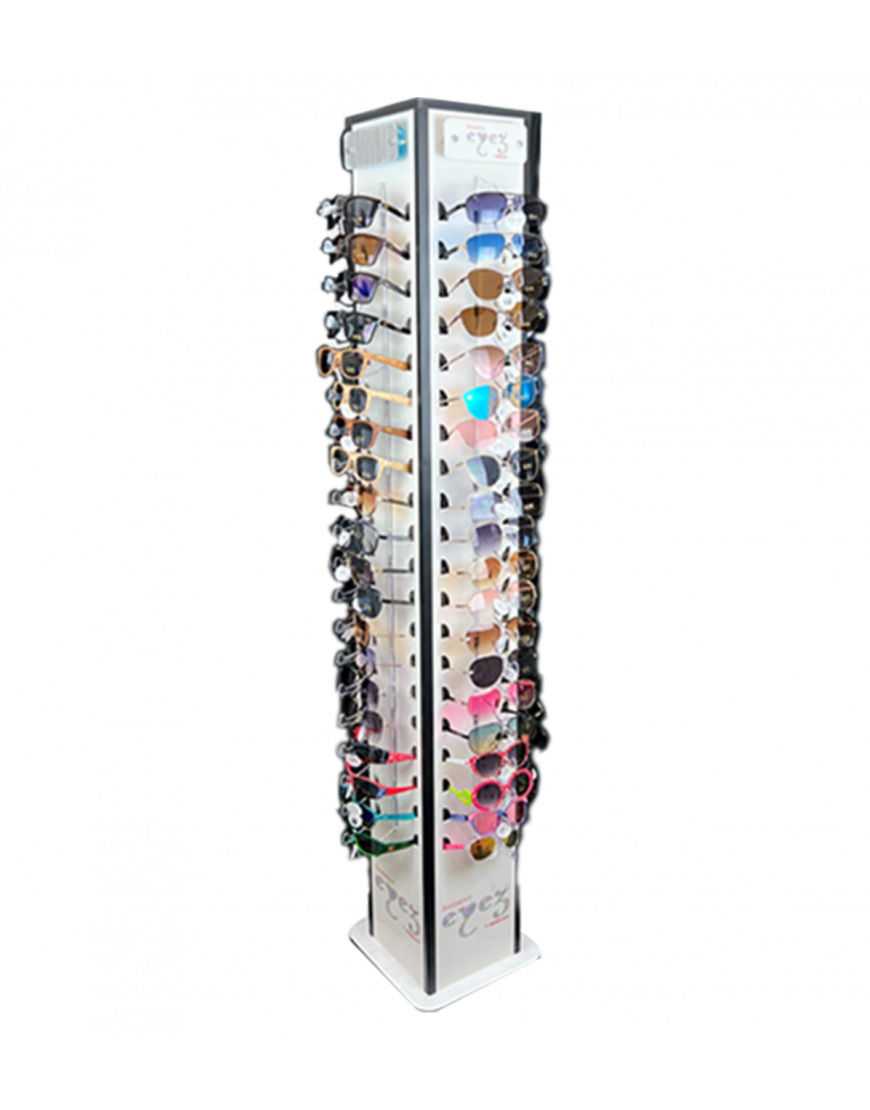 80 Pcs Sunglass Tower 4-Sided Display 80 Pcs Sunglass Tower 4-Sided Display