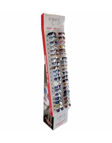 40 Pcs Sunglass Floor Display Collapsible