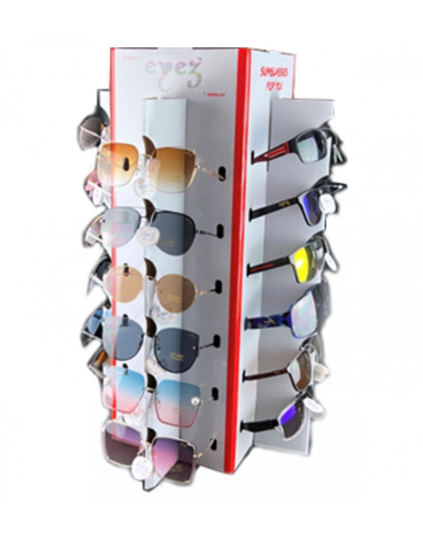 24 Pcs Sunglass Counter Display Collapsible 24 Pcs Sunglass Counter Display Collapsible